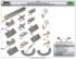 Picture of 20034484 200FS 4-Panel Hardware Set, 1-3/4" [44mm] Door, 48" 4/0 [1219mm] Track Length