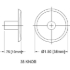 Picture of 38-3PPK1 KNOB PEEK PAK