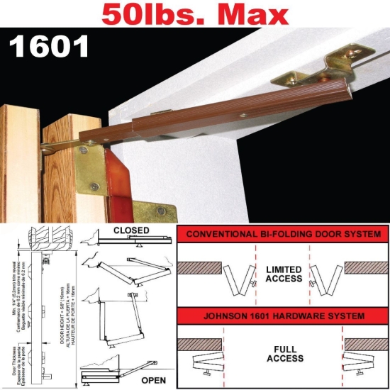 Picture of 1601 "Full Access" Bi-Fold Door Hardware