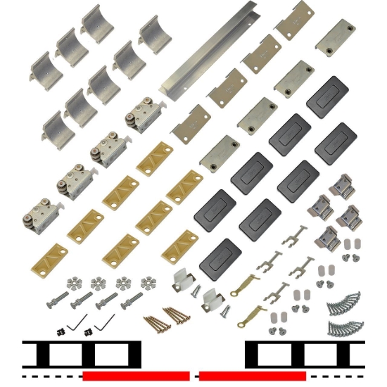 Picture of 20WGL242 200WG 24" 2-Door Hardware Set