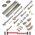 Picture of 100722SC 100SDSC 2-Door Soft Operating Sliding Bypass Hardware Set, 72" 6/0 [1829mm] x 2 Track Length