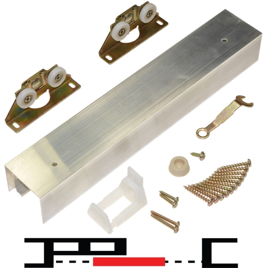 Picture of 2800F601 2800F 1-Door Hardware Set, 60" Track