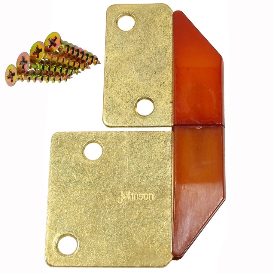 Picture of 1605S3WT HINGE BRASS/WDTN(DRYWALL)