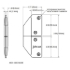 Picture of 1606S3WT HINGE BRASS/WDTN BULK