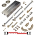 Picture of 134F482S 134FSC 2-Door Soft Operating Hardware Set, 48" 4/0 [1219mm] Track Length