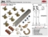 Picture of 2204F 24" 4-Door Hardware Set, 75lbs. [34kg] Door