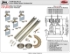 Picture of 11S72238 111SM 2-Door Side Mount Hardware Set, 1-3/8 (35mm) Door, 72" 6/0 [1829mm] x 2 Track Length