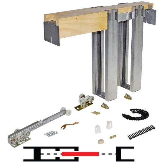 Picture of 152070SC 1500SC Series 24" x 84" Single Direction Soft-Close Pocket Door Frame