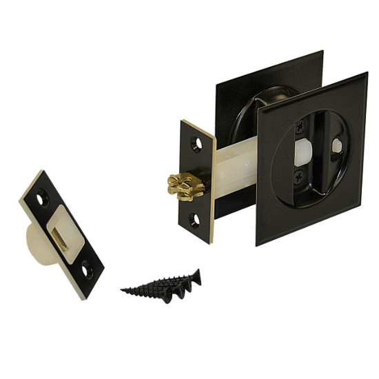 Picture of 1522BLK1 SQ PDF PRIV LOCK BLACK