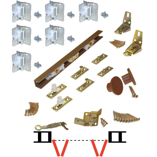 Picture of 1700486H 48" 4 DR 6 HINGE