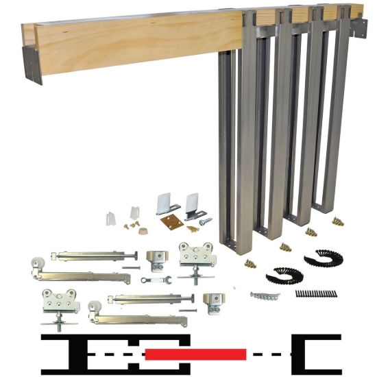 Picture of 205068SC 2000SC Series 60" x 80" Soft-Close Pocket Door Frame