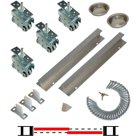 Picture of 200962DR 96" 2 DOOR BYPASS SET