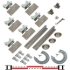 Picture of 20096334 200SM 3-Door Side Mount Hardware Set, 1-3/4" [44mm] Door, 96" 8/0 [2438mm] x 2 Track Length