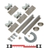 Picture of 20072224 200SM 2-Door Side Mount Hardware Set, 2-1/4" [57mm] Door, 72" 6/0 [1829mm] x 2 Track Length