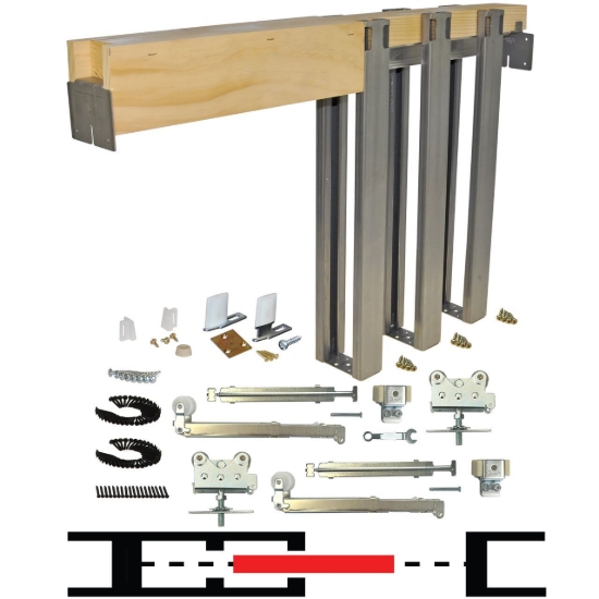 Picture of 204090SC 2000SC Series 48" x 108" Soft-Close Pocket Door Frame