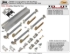 Picture of 2610S302 2610SC 2-Door Soft Operation Hardware Set, 120" (3048mm) Mill Finish Track