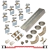 Picture of 118FS964 118F 4-Door Side Mount Hardware Set, Ball Bearing Hanger, 96" 8/0 [2438mm] Track Length