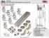 Picture of 118FS964 118F 4-Door Side Mount Hardware Set, Ball Bearing Hanger, 96" 8/0 [2438mm] Track Length
